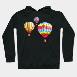 Say Yes to New Adventures Hot Air Balloons Hoodie